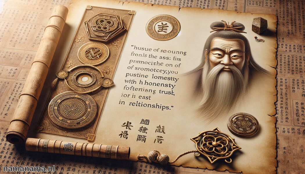 Eerlijkheid bevordert vertrouwen in relaties - Confucius citaten: oosterse wijsheid door de eeuwen heen