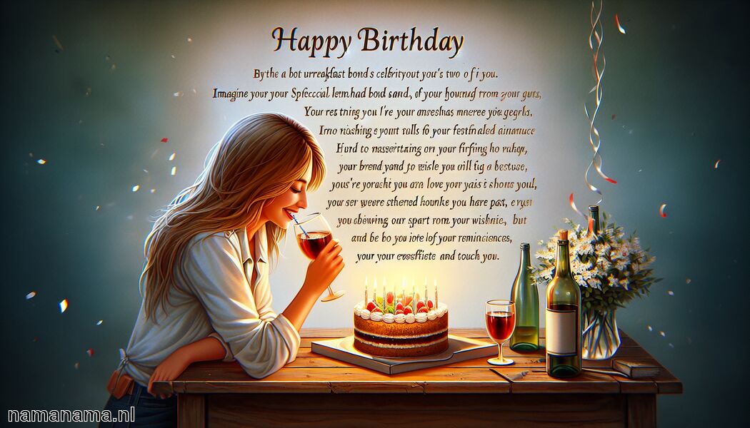 Lange verjaardagswensen voor je beste vriendin