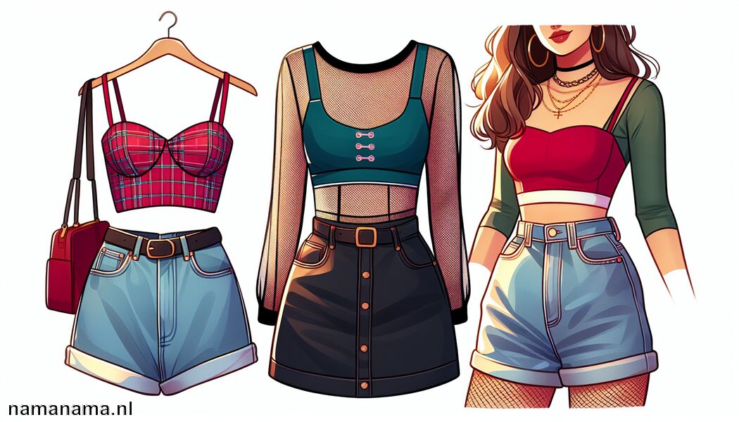 Crop tops bieden speelse stylingmogelijkheden   - Kleding Jaren 90 » Retro chic voor de moderne tijd